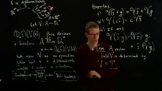 Analysis II Lecture 06 Part 2 vector fields as derivations