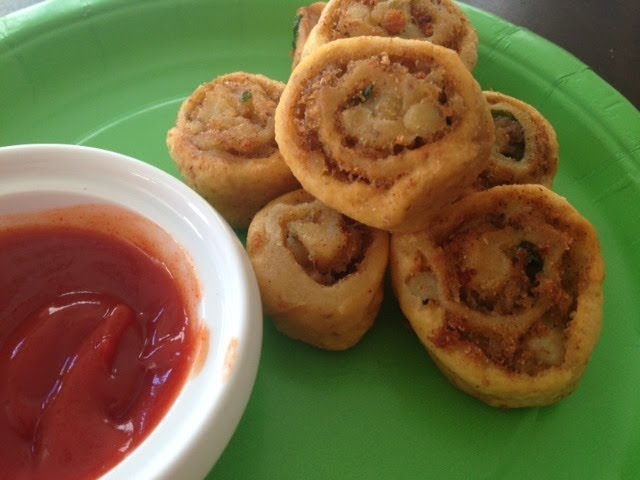 Party Spirals Recipe (How to make Potato Pinwheels) | Eat East Indian