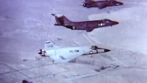 B-47 with Rascal; Zelmal F-84; Century Series Jets at Edwards AFB