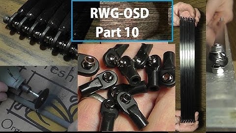 RWG OSD #10 Making The Diagonal Push Rod Arm