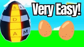 How to find the CROSSWORD EGG in Roblox Bedwars!