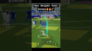 Our Sniper legend Toni Kroos🔥🔥🚀#shorts #efootball #pes