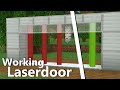 Minecraft: How to make a Laser Door! (easy)