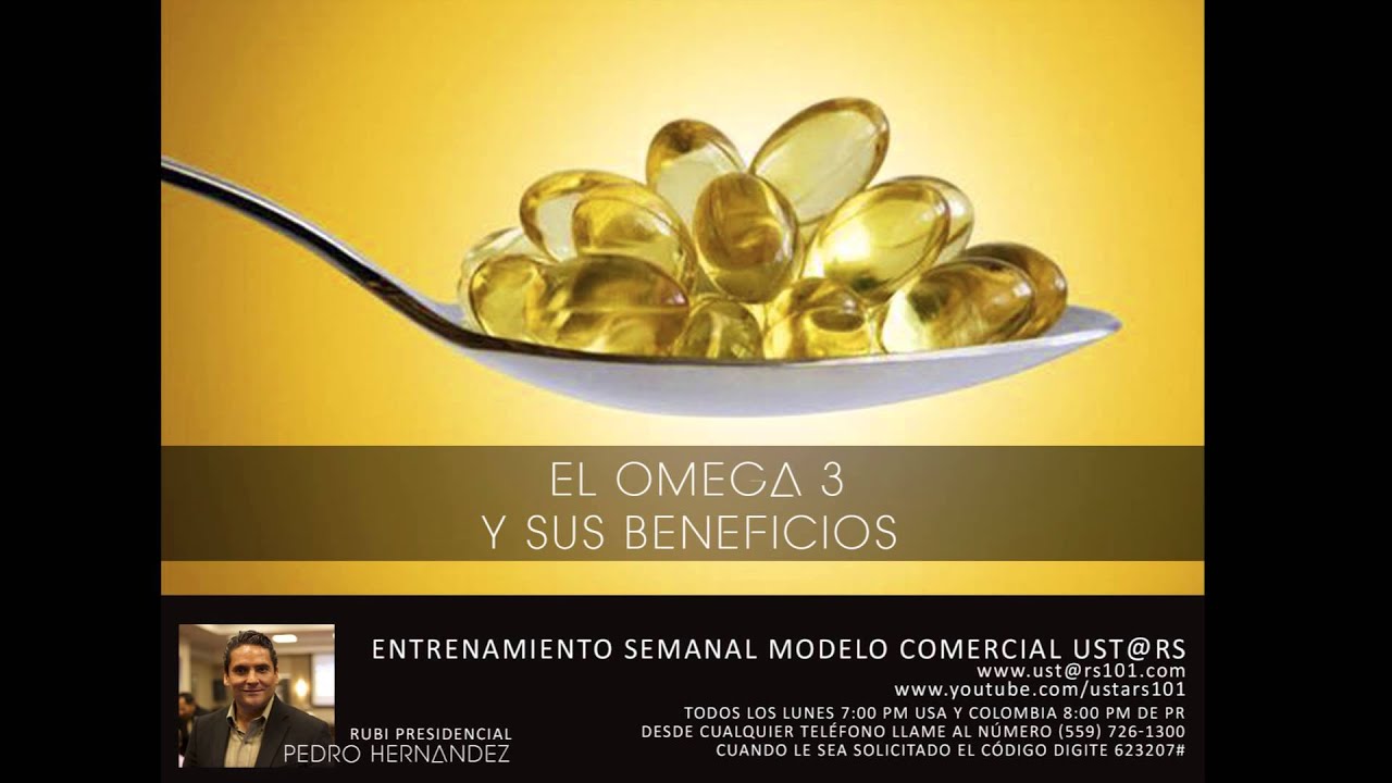 El Omega 3 y sus Beneficios. Adiestramiento Ustrs SAÚDE ÔMEGA 3