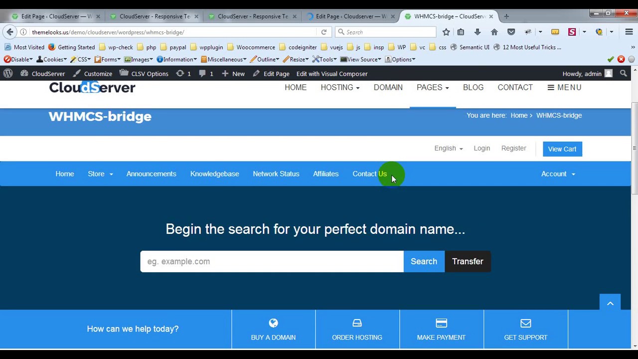 How to Setup WHMCS Bridge Page at 