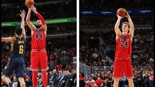 Markkanen & Mirotic Put On A Show vs The Pacers | Dec. 29, 2017