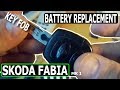 استبدال بطارية مفتاح فوب سكودا فابيا 99 07