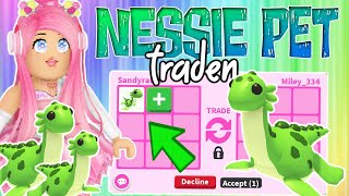 ich TRADE nur das 🅽🅴🆄🅴 NESSIE PET 🐲✅ Adopt Me! Roblox DEUTSCH