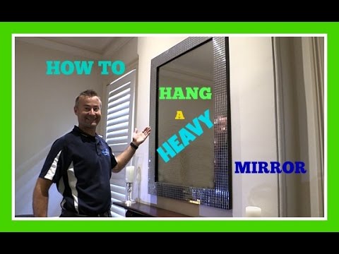 Using Command Strips for Hanging a Mirror - The Morris Mansion