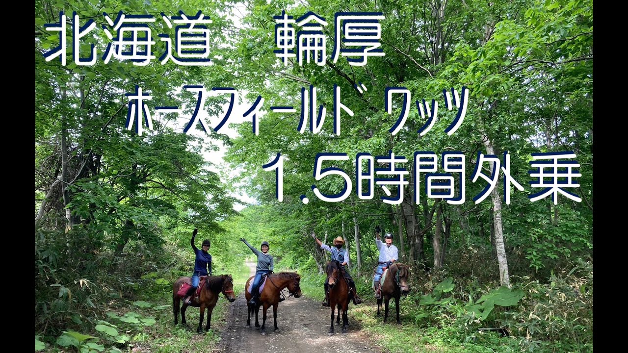 北海道　秘湯＋馬旅　202306　輪厚　ホースフィールドワッツ