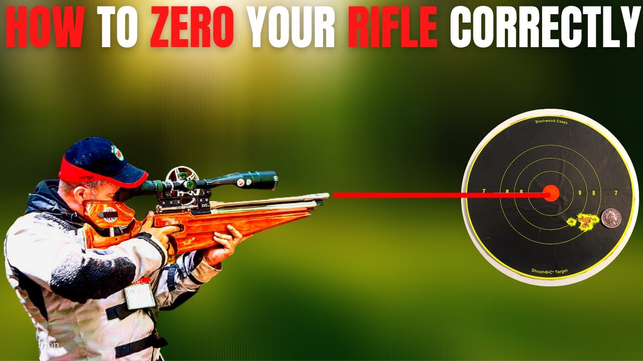 how to zero your rifle correctly - YouTube