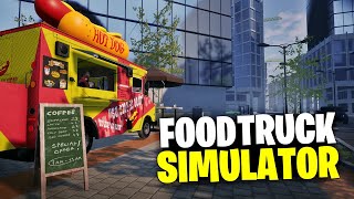 [NOVO] SIMULADOR de FOOD TRUCK! VENDENDO HAMBURGUER NA MINHA CARROCINHA! - Food Truck Simulator