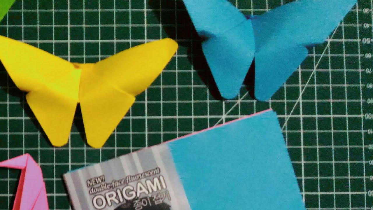  ORIGAMI  KUPU  KUPU  YouTube