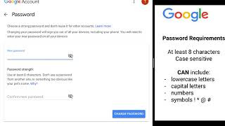 Student Google Password Reset