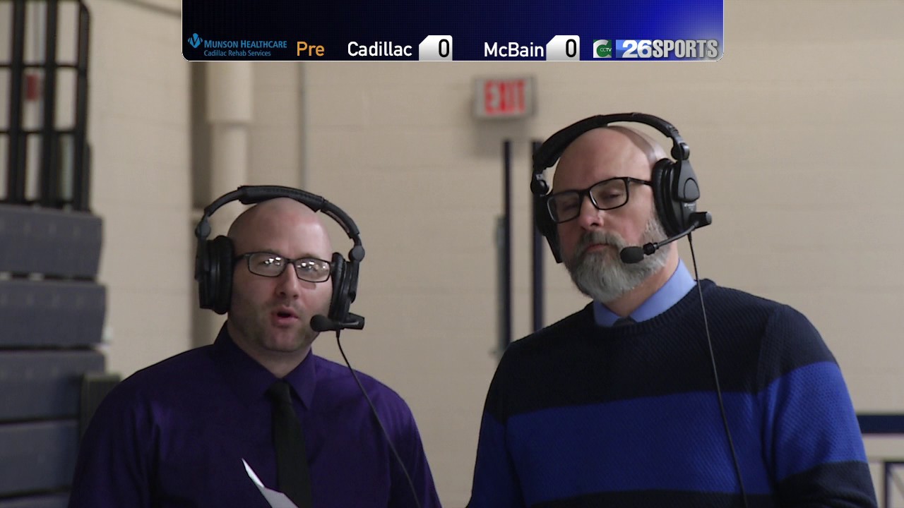 High School Girls Basketball Cadillac Vs. McBain 02/07/17Pregame