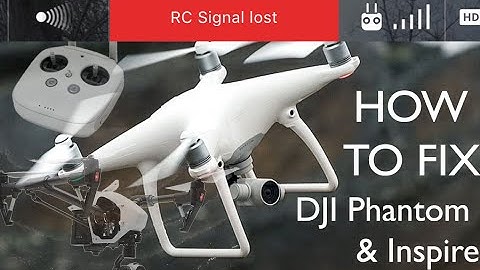 How to: Fix the DJI Phantom & Inspire RC Signal Lost Error!