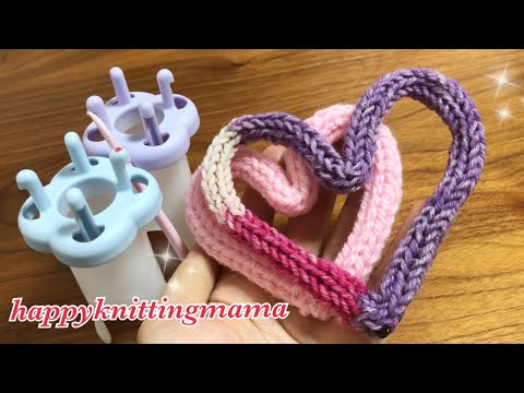 100均 毛糸deリリヤンの編み方とワイヤーハートの作り方 Happyknittingmama ハピママ ダイソーdiy Youtube