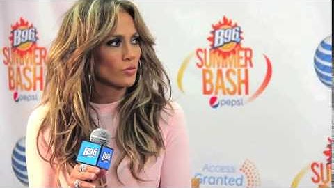 Jennifer Lopez Backstage At The B96 Pepsi Summer Bash In The AT&T Access Granted Lounge