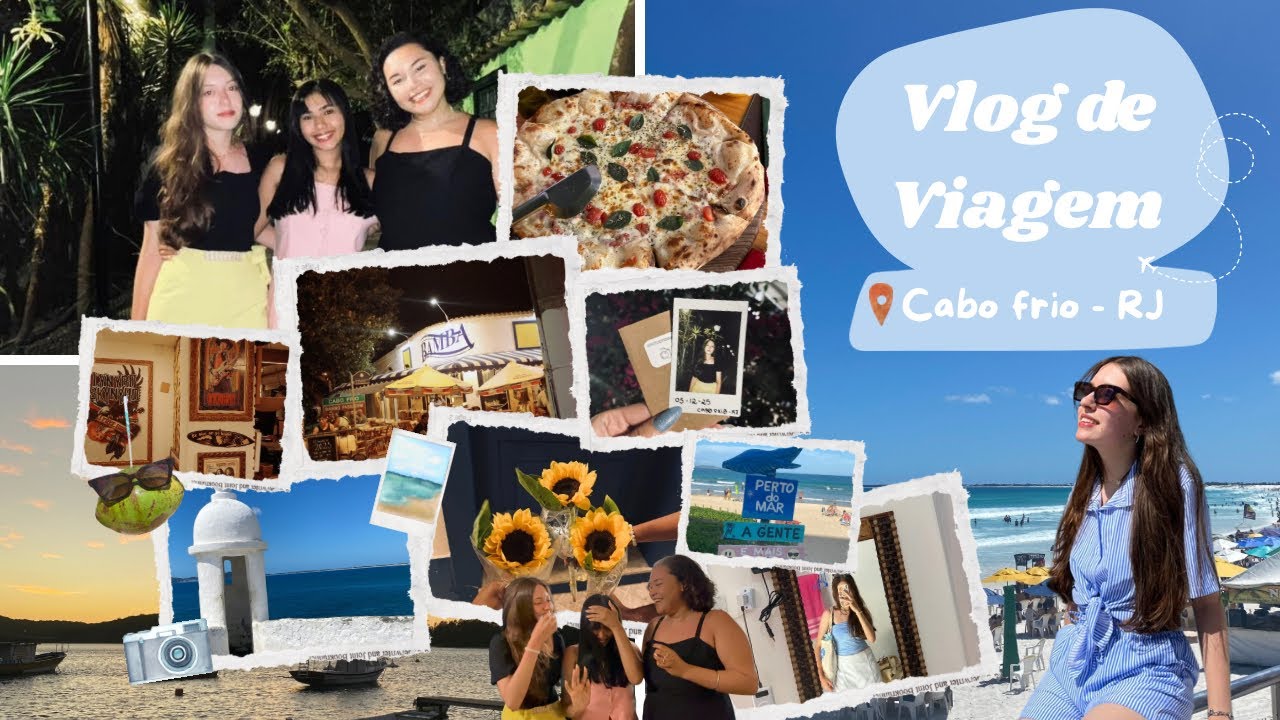 Vlog de Viagem em Cabo Frio ☀️
