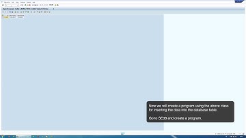 Insert data into database table by using classes in ABAP