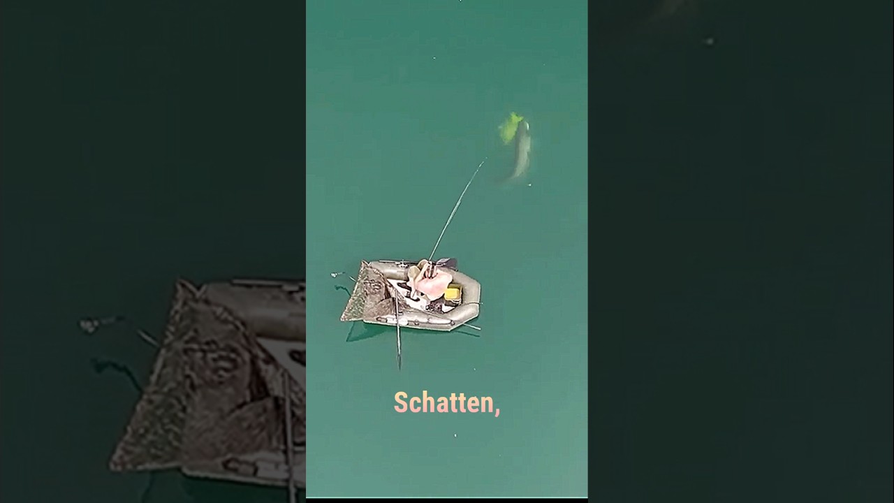 Catfish VS Carp / Wels vs Karpfen / wels jagd Riesenfisch beim Angeln ..