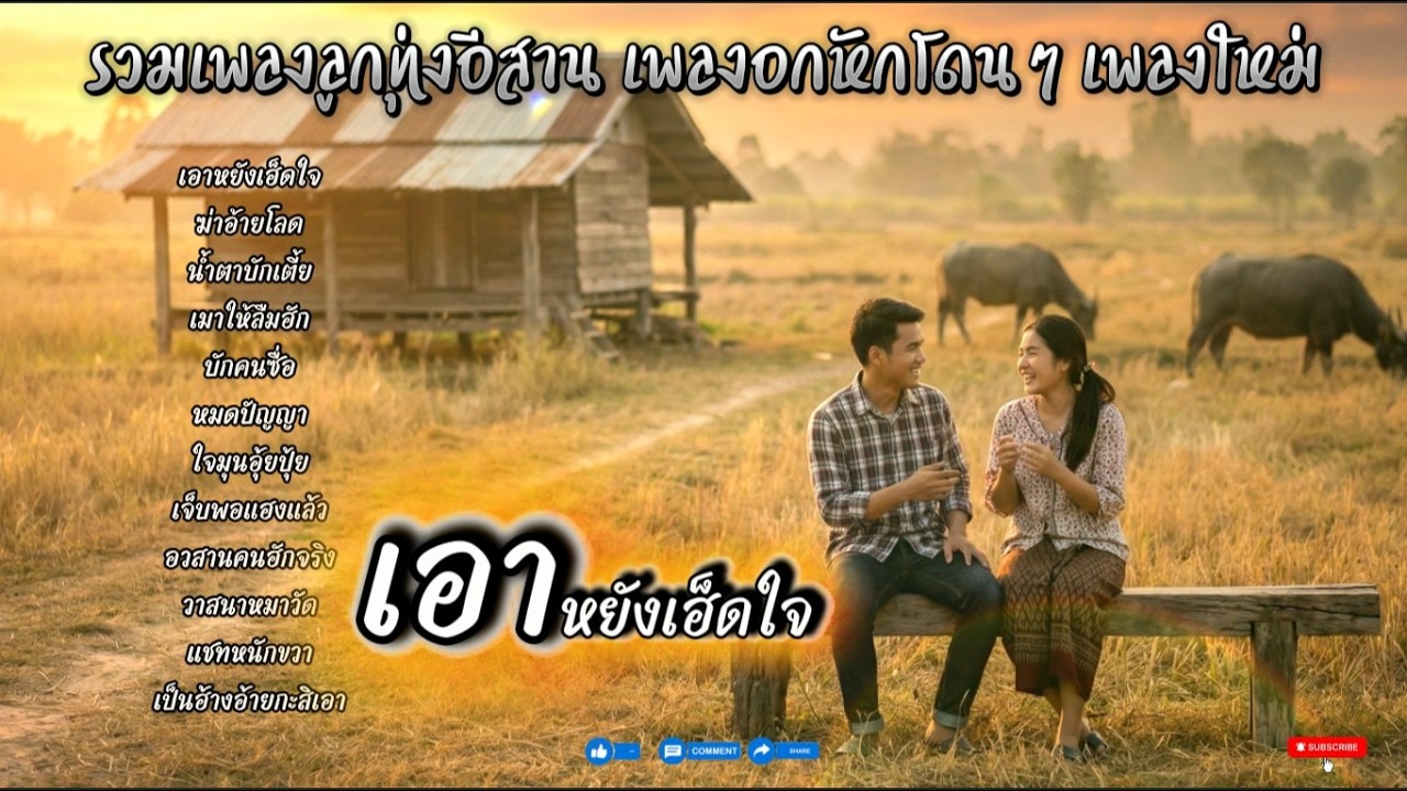 รวมเพลงลูกทุ่งอีสาน เพลงอกหักโดนๆ เพลงใหม่ | Vol 096 | เอาหยังเฮ็ดใจ | วาสนาหมาวัด | บักคนซื่อ |