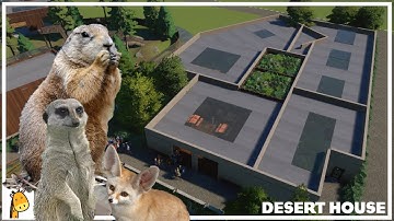 Desert House!🌵(MEERKATS, FENNEC FOXES, PRAIRIE DOGS) | Planet Zoo | Tiny Zoo Ep11