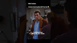 Kramer took loyalty too far 😂 #seinfeld #kramer #sitcom  #90stv #shorts