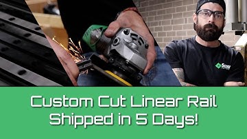 Custom Cut Hiwin Linear Rail Shipped in 5 Business Days - Automation Simplified - Episode 14