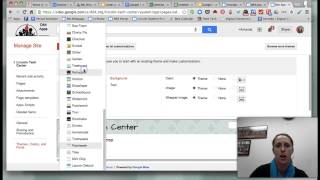 Under a Minute Tech Tip - Google Sites - Changing the Theme