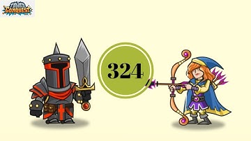 Tower defens/Tower Conquest: gameplay walkthrough best team part 323 (ios, android&pc)