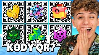 SPRAWDZAM WSZYSTKIE 23 DARMOWE KODY QR w BRAWL STARS Z TI...