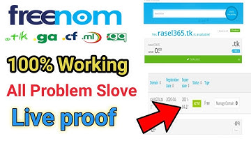 How to Fix Freenom Domain All Problem  2020. How To Fix Freenom Domain Problem  2020