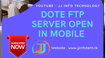 [Latest]DOTE FTP SERVER ACCESS/OPEN IN MOBILE