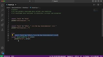2.3.  Python | Pruebas Unitarias - Assert    #python