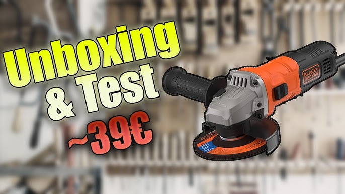 BLACK+DECKER - 710W Small Angle Grinder 115mm