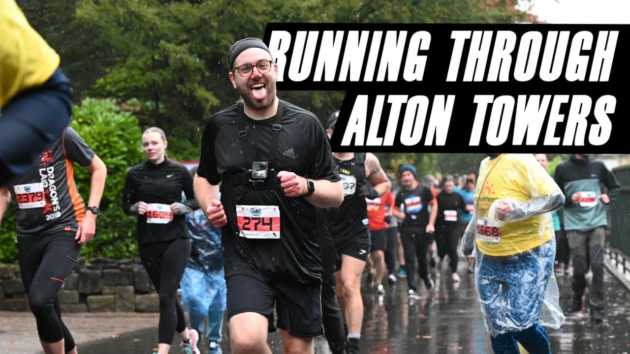 We Ran Through The UK's Best Theme Park! Alton Towers Vlog - November 2023