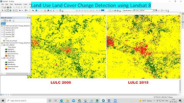 Land Use / Land cover (LULC) change detection of Landsat 8 || Land use change Area calculation
