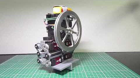 【自作ロボット/電子工作】二足歩行ロボット【ReactionWheel】