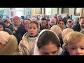 Божественная литургия в Спасо-Преображенском храме г. Черноморск
