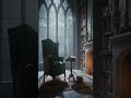 Gothic Moonlit Library 4K | Reading, Sleep &amp; Relaxation #Short