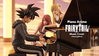 🎹 Fairy Tail - Snow Fairy (Op1) Version Piano Émotionnelle ✨【Mangamotionstudio】