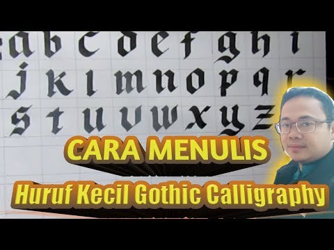Video: Cara Menulis Dalam Bahasa Gothic