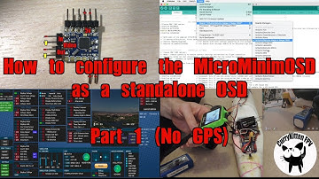 FPV Tutorial: Setting up the MicroMinimOSD as a standalone OSD (no flight controller)