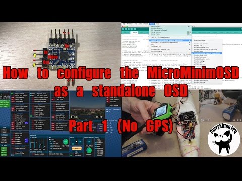 FPV Tutorial: Setting up the MicroMinimOSD as a standalone OSD (no flight controller)