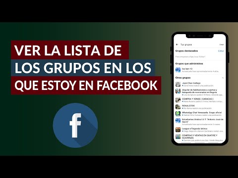 Cómo Saber y ver la Lista de los Grupos en los que Estoy en Facebook