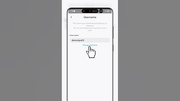 How To Change Snapchat Username #shorts