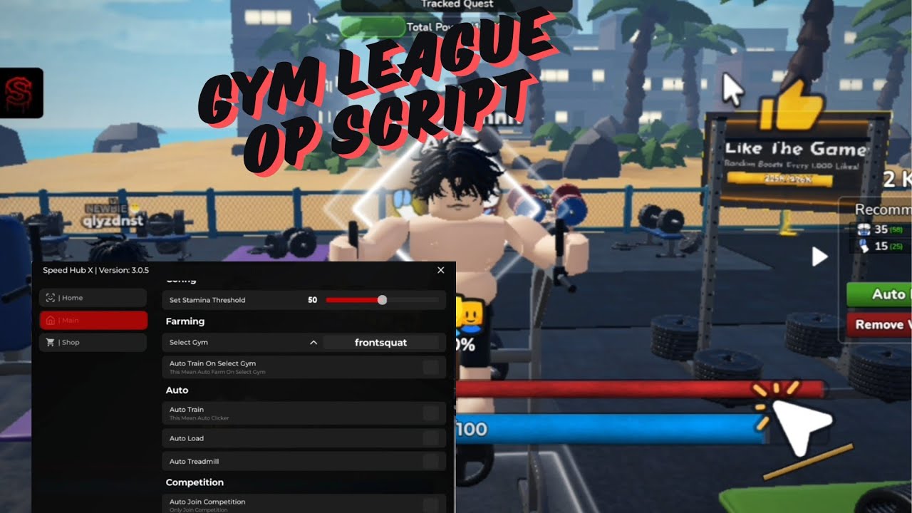 GYM LEAGUE KEYLESS SCRIPT | Auto Farm, Auto Buy, Auto Roll - YouTube