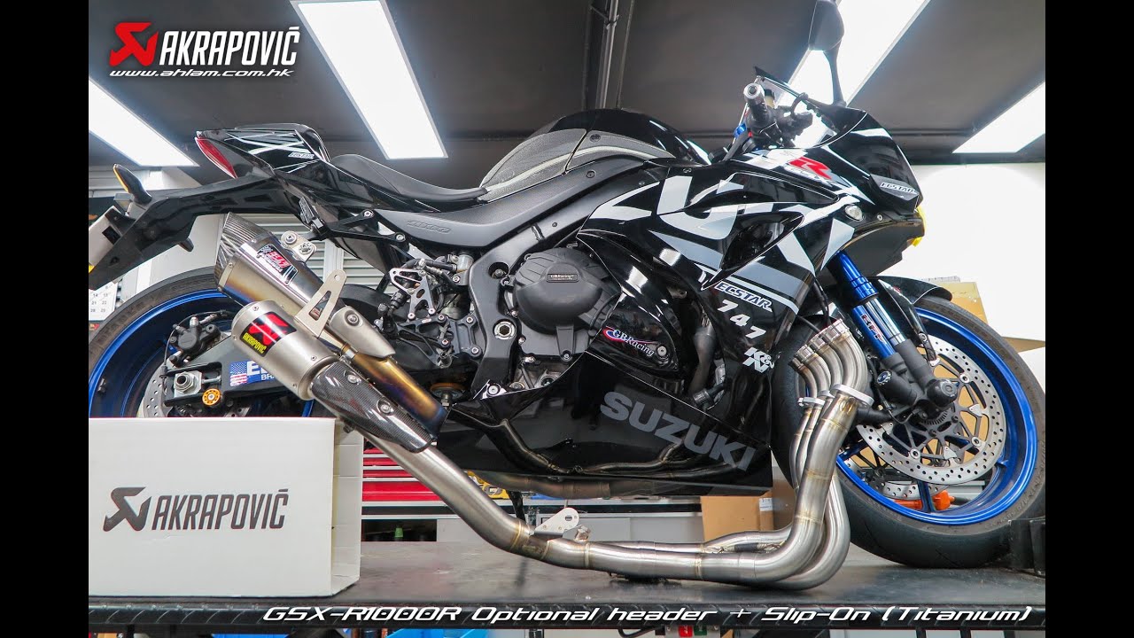Akrapovic GSXR1000R header+GP slip-on by www.ahlam.comhk