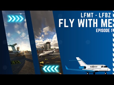 MSFS2020 - MONTPELLIER BIARRITZ EN JET PRIVÉ ! Fly-With-Me #1 | LFMT - LFBZ